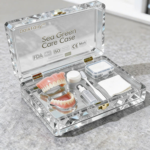 '--Ends Today: 75% OFF! ⏰DarkFairy™ Medical Full Denture with Strong Suctiond Custom-Fit Full Functional Dentures🦷
